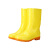 钢米 雨鞋男士水鞋雨靴防滑防水水靴 中筒单层 (单位：双) 38 黄色