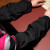 冰禹 BYsp-02 防水袖套 防油污工作秋冬厨房劳保防雨绸布套袖护袖(1双) 藏蓝色40cm