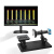 移动台式工业电子放大镜 平整度检测仪卧式显微镜架 XY视频载物台 黑色