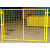 车间隔离网仓库围栏网工厂设备隔断框架铁丝网可移动护栏栅 2米*2.5米 黄色 绿色现货