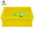 加厚塑料物流周转箱 零件盒 物料箱 分类筐 工具箱 储物箱 收纳 黄色 A4410*305*147mm