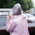 百舸 一次性雨衣成人防汛透明连体徒步男女便携户外雨披简易防护雨衣服颜色随机发 30件