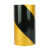 朋安 反光警示胶带 高亮耐磨安全标识反光膜 强力地贴反光贴条 黑黄色15cm*33米
