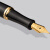 毕加索（pimio） 钢笔 签字笔 私人订制激光刻字 企业定制商务办公礼盒装 瓦洛希系列707 亮黑金夹钢笔0.5mm