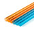 材通塑料PVC透明红蓝暗装电工套管穿线管3分16mm4分20mm家装环保阻燃走线管电线管 透明红色直径4分20mm/米