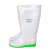 白色雨靴男女中高筒雨鞋厨房食堂防滑套鞋耐磨耐油耐酸碱水鞋 白色绿底短筒 38