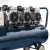 空压机小型无油气泵大型空气压缩机便携吹尘木工装修汽修轮胎打气 双极无油机1390W*2-50L