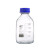 四氟盖 棕色流动相液相溶剂瓶液相色谱瓶250 500 1000ml蓝盖试剂瓶 3孔棕色流动液相瓶250ml
