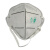 代尔塔/DELTAPLUS 104011 N95级防油性颗粒物活性炭口罩可折叠头带 60只/盒 货期60-90天 企业专享
