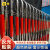 金蝎拱门式不锈钢伸缩围栏商场学校工厂可移动折叠栅栏门口隔离防护栏 1.1米高*可拉长4米