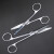 海斯迪克 不锈钢手术剪刀 实验室用多功能医疗剪 直尖12.5cm+直头镊子10cm