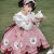 水湘朵洛丽塔公主裙设计樱嘤嘤甜美Lolta洋装吊带色连衣 裙子+拖尾+发带 s裙子+拖尾+发带 s