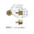 镀金Pogopin连接器铜柱母头圆形导充电铜针实心触点界面接触插针 T1390