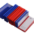 仓库货架标识牌强磁性分区标签牌材料卡套库房仓储磁铁分类标示牌 50个红色5.0*10cm强磁(含纸卡)