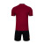 KELME卡尔美足球服套装男女儿童足球服成人短袖球衣学生比赛运动套装 枣红 3801096 2021 2XL
