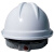 海斯迪克 gnjz-1073 安全认证绝缘安全帽ABS（V型白色常规）可印字 工业防砸抗冲击头盔