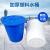 科力邦（Kelibang） 大号塑料桶 圆形收纳桶大容量水桶酒店厨房工业环卫物业垃圾桶 65L 白色带盖 KB1219
