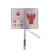 不锈钢立插带杆室外标示牌消防喷淋水泵接合器室外标志 消火栓水泵接合器 30x20cm