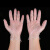 兰诗（LAUTEE）PC2003 一次性手套透明耐用手套防水防油污手套非乳胶手套无粉PVC手套100只/盒 L码