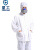 星工（XINGGONG）防静电服 分体带帽喷漆防护服无尘洁净室防尘服 白色 XXL码