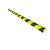 锦安行JCH-FZT008 PU发泡防撞条 海绵贴软包边条 黑黄警示防护边角 黄黑色 100×6×3×3cm