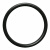驼铃纵横 MFJ0738 丁腈O型圈密封圈 线径1.9mm黑色防水耐油密封胶圈 （100个） 优质丁晴外经66*1.9 