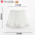 布艺台灯灯罩外壳 现代简约卧室床头台灯落地灯灯罩灯具配件 小号白色33厘米