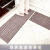 厨房地垫地毯卧室耐脏防滑门垫脚垫吸水可裁剪入户门垫定制 -咖色-七条纹 0.8米宽拍几件发几米整张