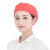 承琉纺织女工工作帽子一次性网帽工厂厂防尘透气车间卫生 粉红色