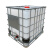 染槿初加厚塑料方桶1000L1吨 IBC集装桶500L化工桶储水桶柴油桶剪板10 白色1000L内胆 