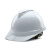 定制适用于男工地领导国标logo印字电工白色头盔夏季 YDVT白色V型透气旋钮帽衬