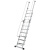 百佳宜扶手铝合金折叠室内梯子阁楼扶手加厚伸缩移动工程爬梯 银色12步标准款适用3-3.2米