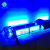 LED蓝色急救车顶车载长排警示灯1.2米救护车120开道救援医院急诊车闪灯 超薄款灯+200W主机喇叭（手柄款） DC 12V