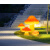 定制发光蘑菇灯太阳能户外灯防水公园装饰别墅草坪灯仿真造 B款市电-暖光