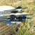 布拉泽（Bulaze）户外猎箭支混碳箭杆复合弓反曲弓美猎专业猎弓户外竞技碳钢猎箭头 7.8mm混碳箭+魔鬼箭头 3支