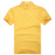 夏季工作服t恤夏装定制餐厅超市短袖工衣男T广告衫polo衫体恤订做 CVC黄色 S160