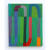 WSWU 手绘油画《绮并》北欧风入户玄关装饰画抽象色块拼接肌理画 图片色 160*210 简框 独立