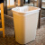 垃圾桶商用厨房卫生间厕所塑料办公室废纸篓定制 小型垃圾桶 黑色12.9L FG295500