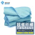 食安库（SHIANKU）超细纤维珍珠抹布 工厂药厂车间 无尘布不掉毛清洁毛巾 蓝色10条装（25*25cm）