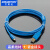 编程电缆T型口兼容 Q系列PLC数据下载线USB-Q06UDEH 蓝色镀金接口 镀金接口 5m