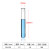 玻璃试管平口圆底试管直径12/13/15/18/20/25/30mm可加工定做 15*150   18ml10支