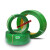 自动打包机用热熔打包带 PET塑钢带绿色手工钢塑带1608型包装带绳 宽12mm厚0.6mm(800米)7kg