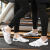 新百伦室内健身鞋跑步机跳绳鞋专用健身操跳舞瑜伽鞋女力量训练深蹲鞋男 K108白色 升级加厚底 35