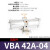 气缸增压阀VBA10A-02GN VBA11A-02GN VBA20A-03GN V VBA42A-04 无配件