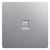 飞雕（FEIDIAO）开关插座面板电脑宽带网线超五类插座86型暗装大面板A7月光银 