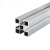 幻鲨（HUANSHA）（4040A型材 壁厚1.6）铝型材工业铝材铝合金3030/4080X40欧标工作台框架定制剪板