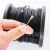 丰稚 304不锈钢绳 包胶不锈钢丝绳  黑色包塑包胶钢丝绳 单位/米 黑色包塑1mm（7*7） 