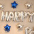 盛世泰堡 生日装饰女孩气球套餐儿童宝宝周岁生日快乐房间布置 艾莎与安娜