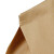 铸固 打包袋食品袋面包袋 方底牛皮纸袋包装一次性黄皮纸袋 (100个)  防油28*15*9