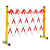 蚁揽月 绝缘施工围栏电力安全玻璃钢圆管伸缩围栏隔离带围挡防护栏可移动 1.2*3米管式不锈钢